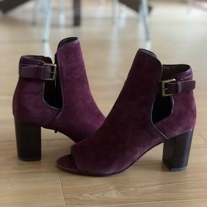 Burgundy Suede Heels